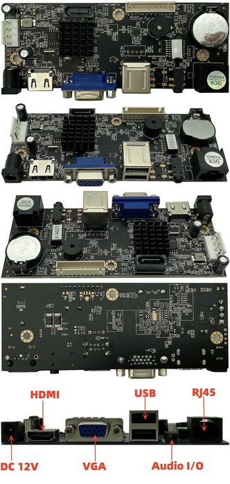 Плата відеоспостереження NVR 16 каналів, 4к