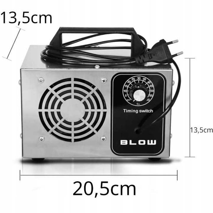 NOWY Ozonator Powietrza 60000mg/h Oczyszczacz Ozon Generator 120w