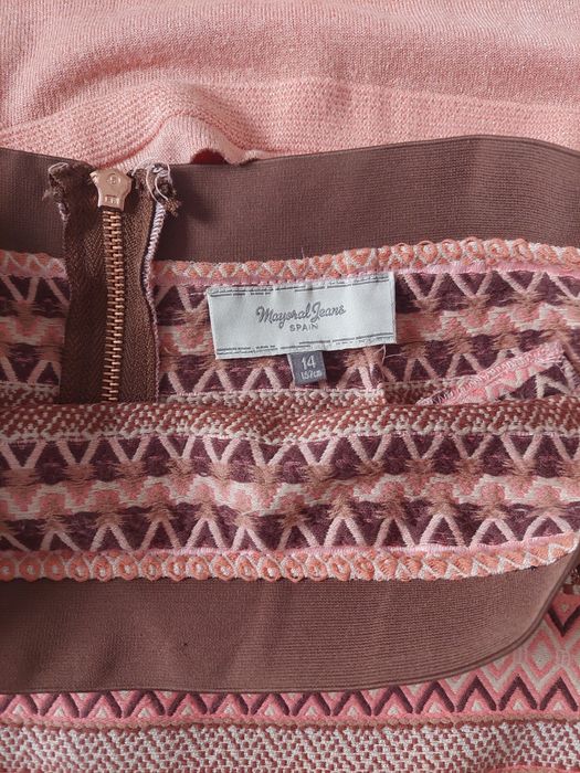 Spódniczka, bluzka sweterek Mayoral 152 158