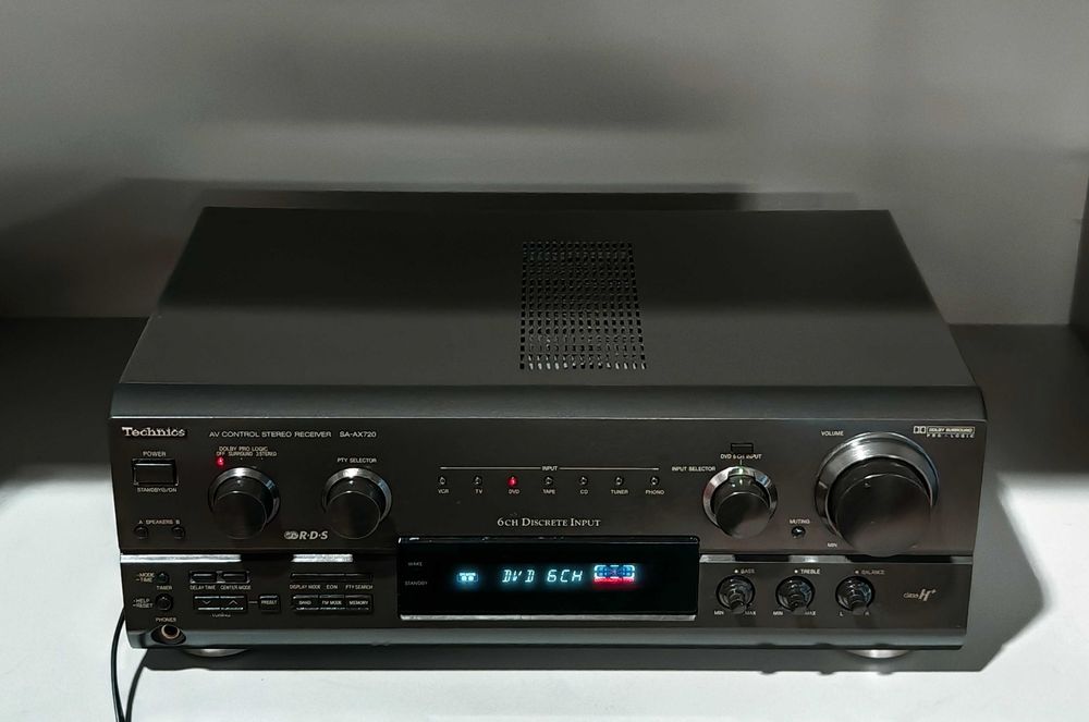Amplituner Technics SA-AX720 Dolby Surround Pro Logic 5.1 5 x 100 W !!