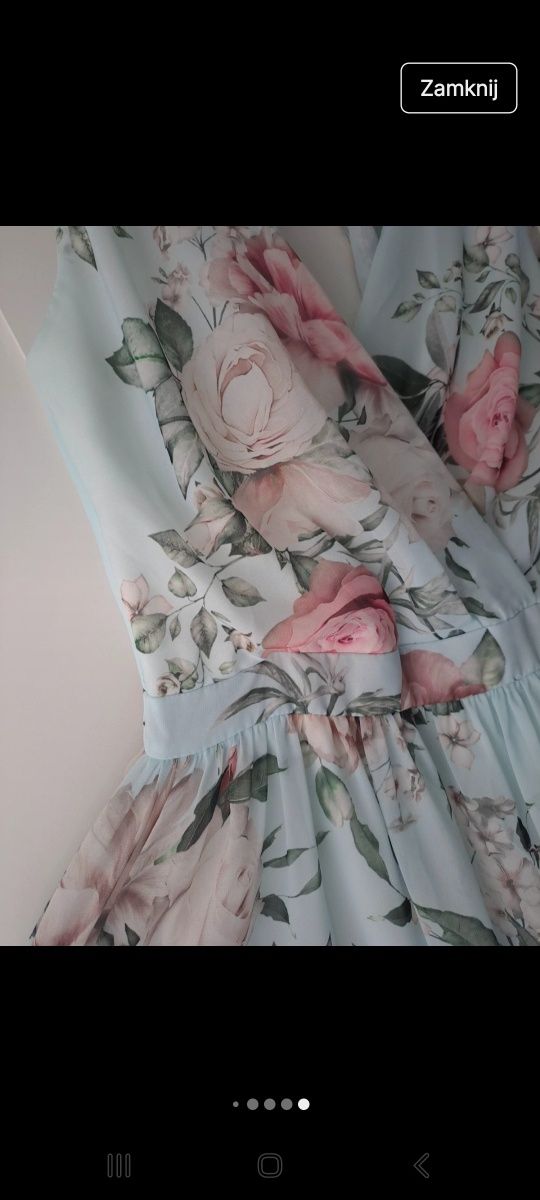Sukienka maxi w kwiaty
