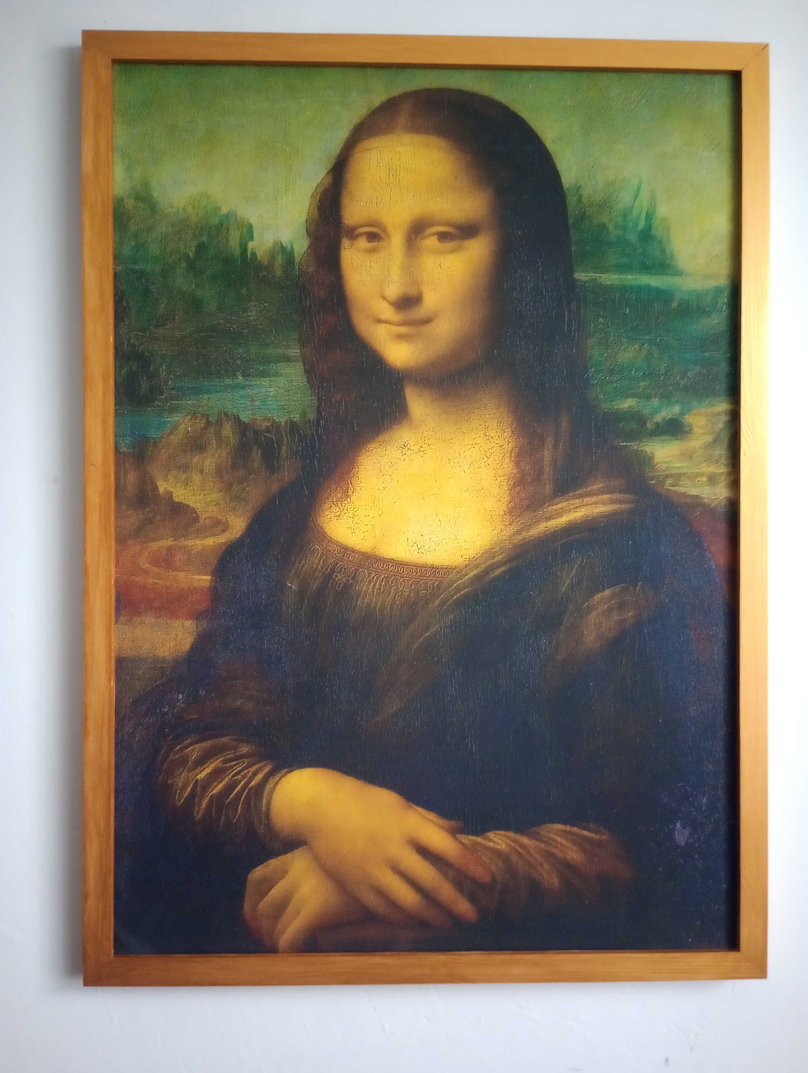 Obraz na płótnie - Mona Lisa, Leonardo da Vinci, 50x70cm
