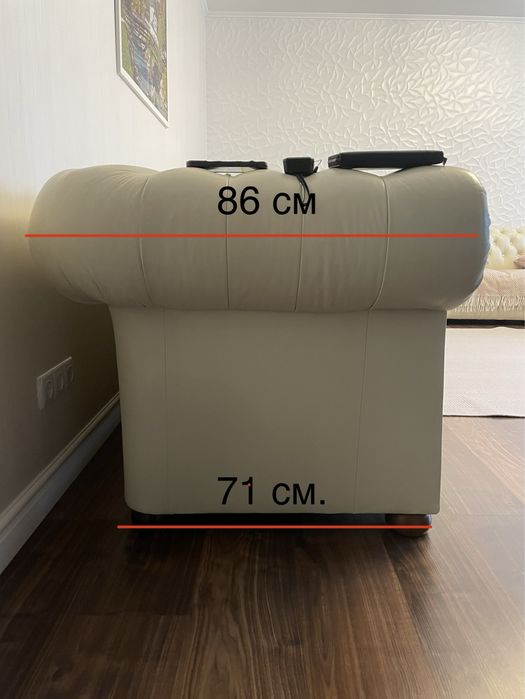 Продам шкіряний диван