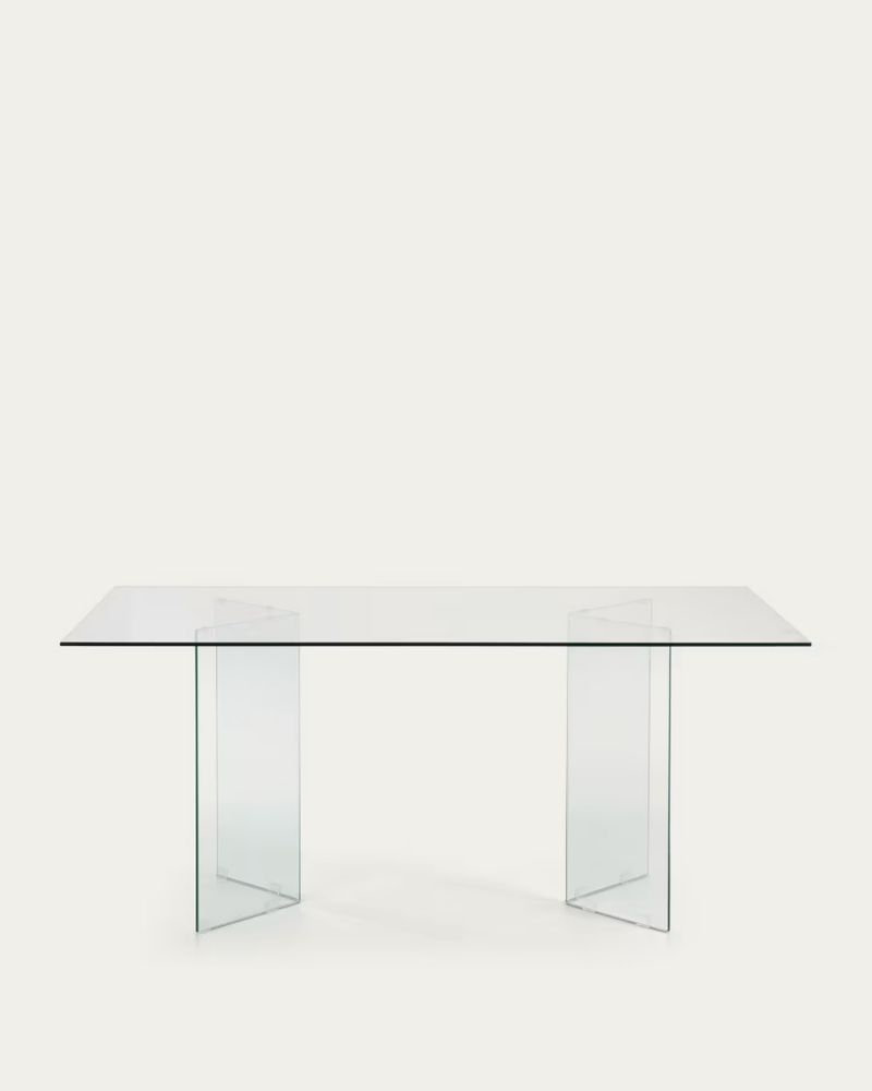 Mesa de jantar em vidro temperado 1,80 por 90