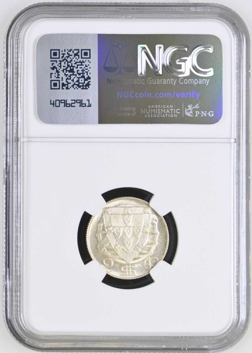 Moeda prata, certificada NGC