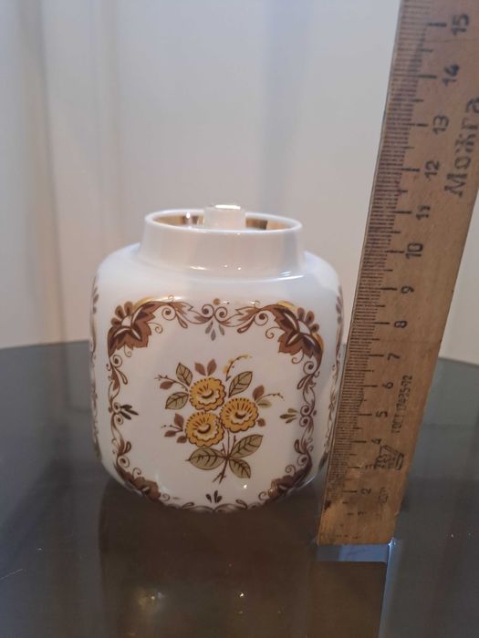 Чайниця, ємність для чаю, Київ, ЛФЗ, Полонне (з кобальтом), кераміка