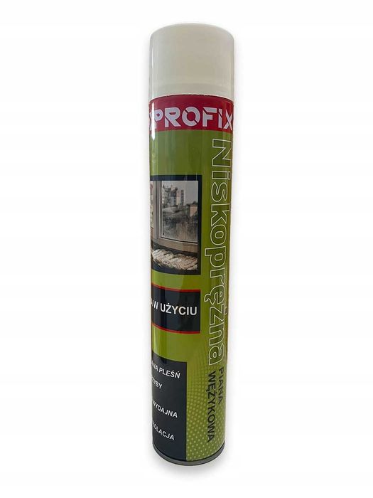 WYPRZEDAŻ !!! - Niskoprężna piana wężykowa MONTAŻOWA PROFIX 750ml