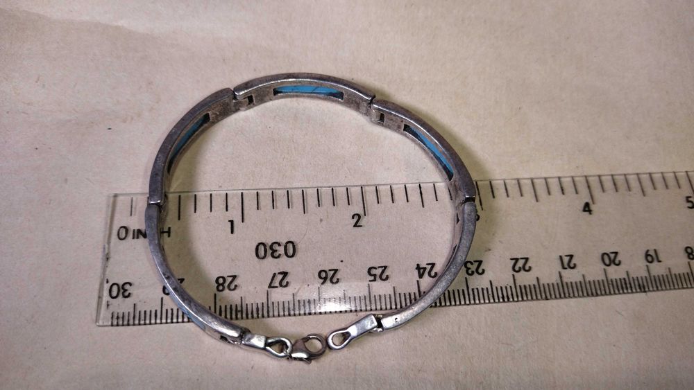 Серебряный браслет Бирюза, браслет бирюза, браслет голубой камень