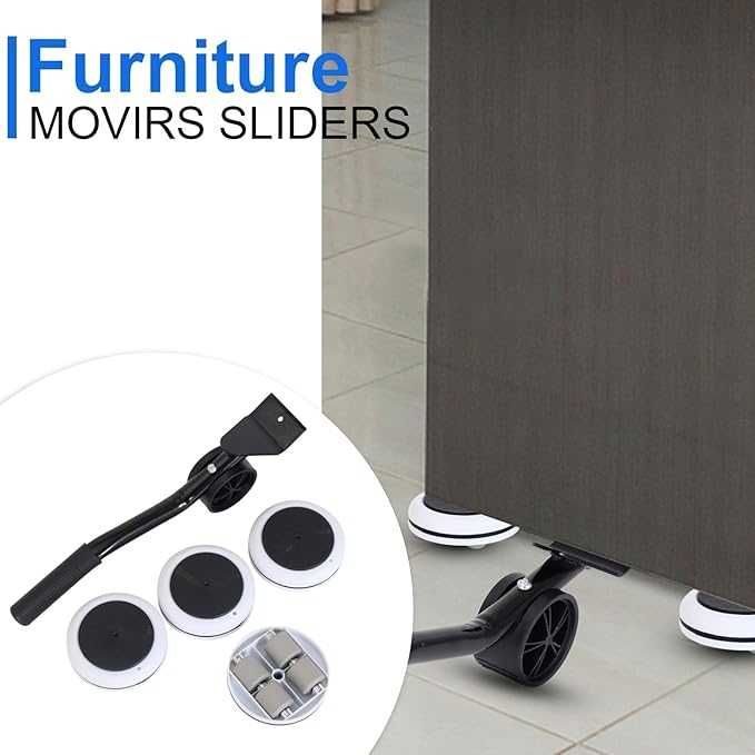 zestaw do przesuwania mebli przeprowadzek transportu mebli 4 +1