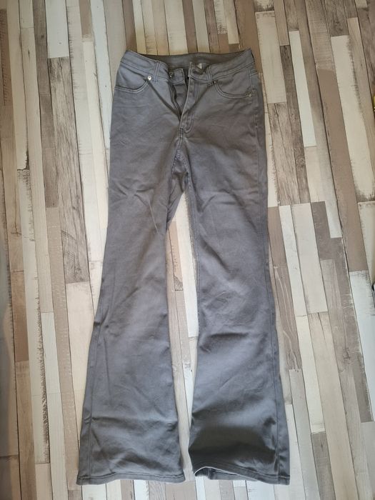 Jeansy H&M szare dzwony