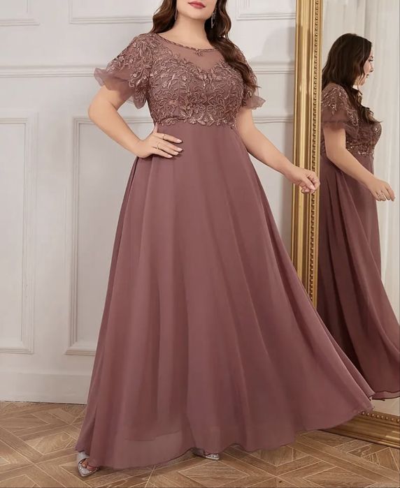 Нарядна, вечірня сукня великого розміру, сукня для мами нареченої