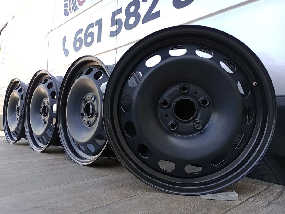 FELGI STALOWE 5x112 R16 6J ET43 AUDI Q2 A3 SEAT ATECA LEON SKODA KAROQ OCTAVIA VOLKSWAGEN TROC GOLF