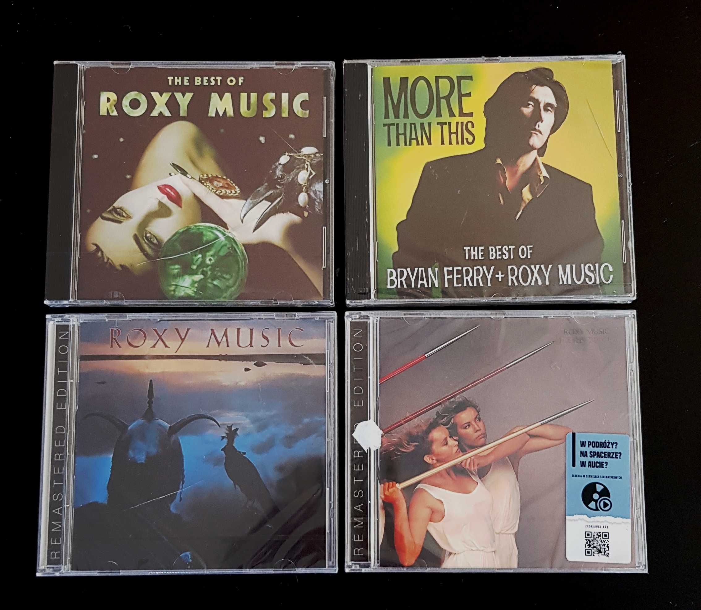 CD Roxy Music x 4 real foto w fabrycznej folii Nowe. Opis.