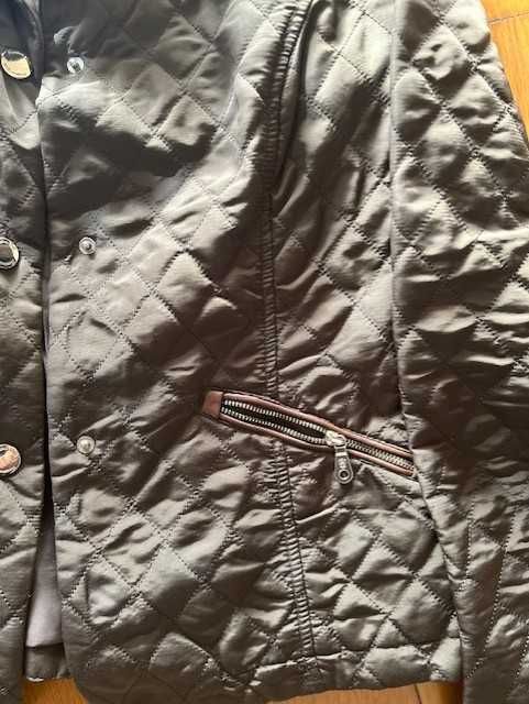 Casaco acolchoado - Massimo Dutti - Cor verde escuro - Tam. 38