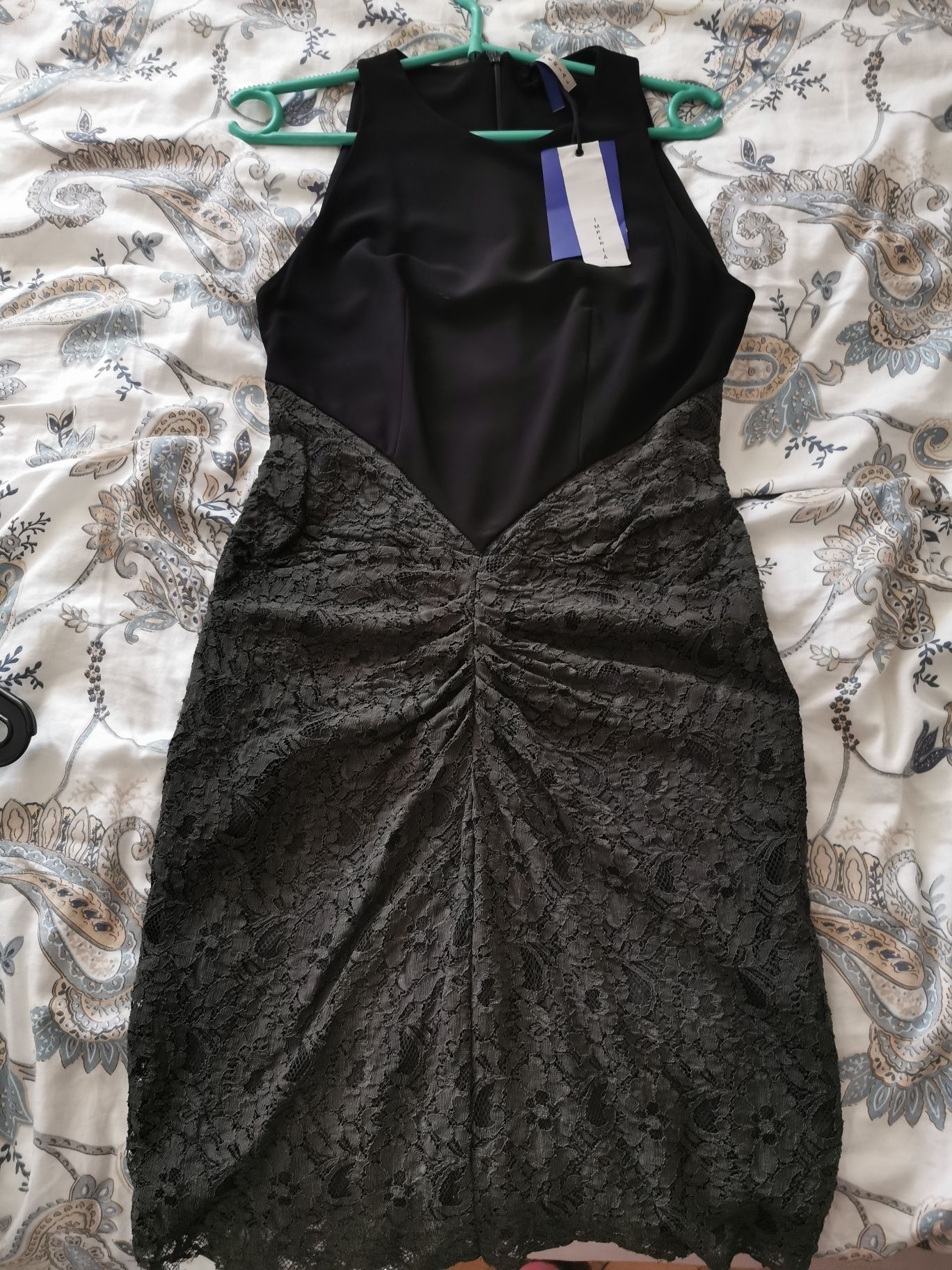 Sukienka Imperial włoska r. M antracyt/czarna