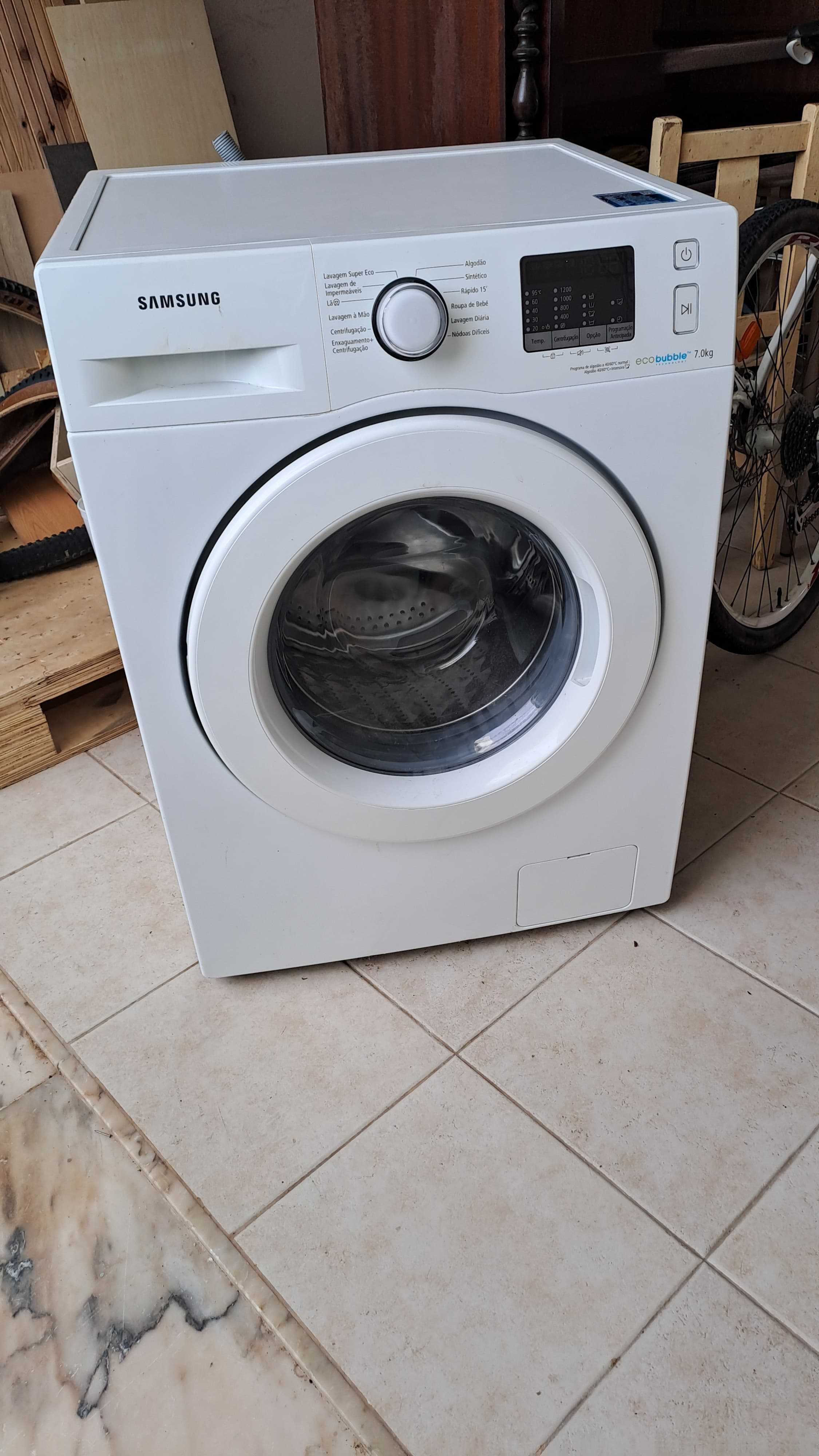 Máquina lavar roupa Samsung 7Kg Eco Bubble