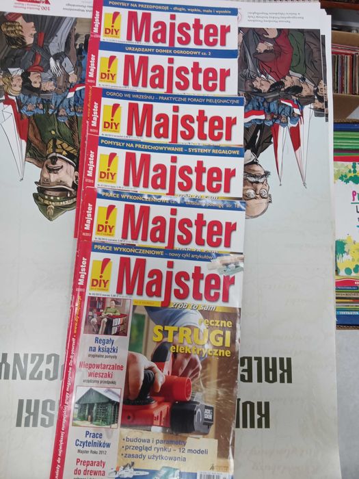 Majster miesięcznik 2013 rok 6 szt.