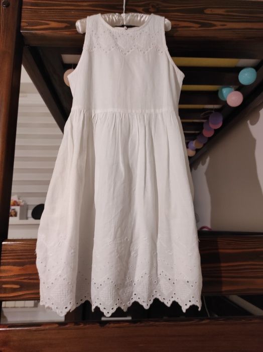Biała sukienka na lato Old Navy 8 lat
