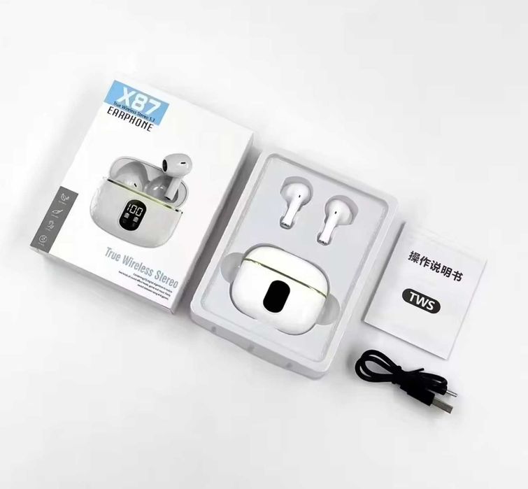 Навушники бездротові вкладиші для телефону айфон андроід