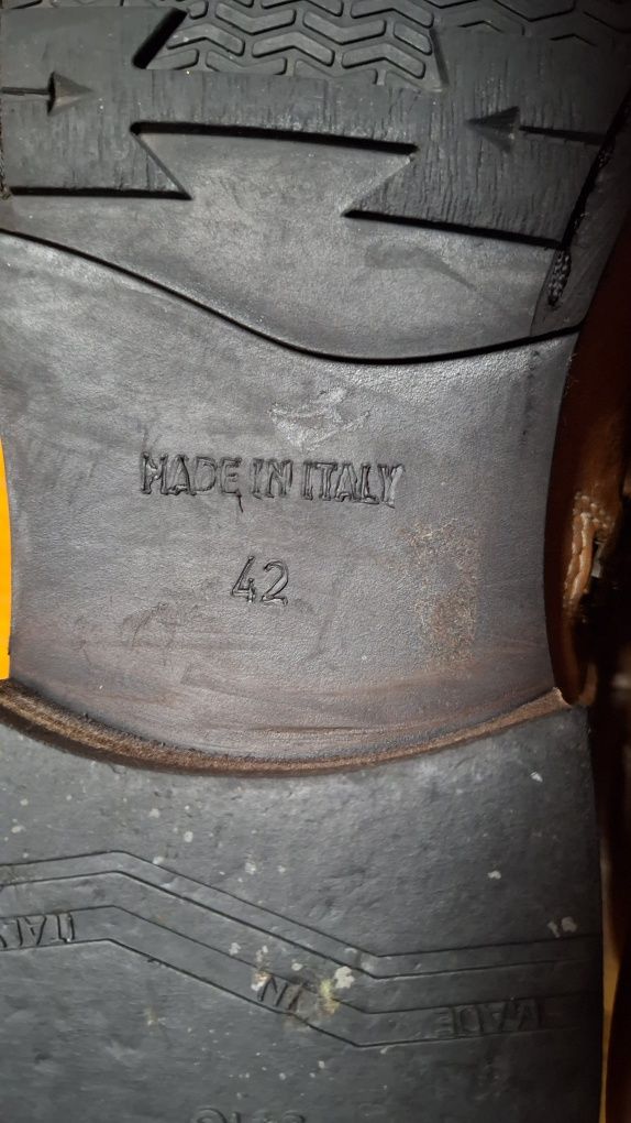 Buty trzewiki męskie skóra Mannersache Eu 42