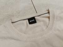 Sweter Boss z dzianiny z żywej wełny model ‘Botto’