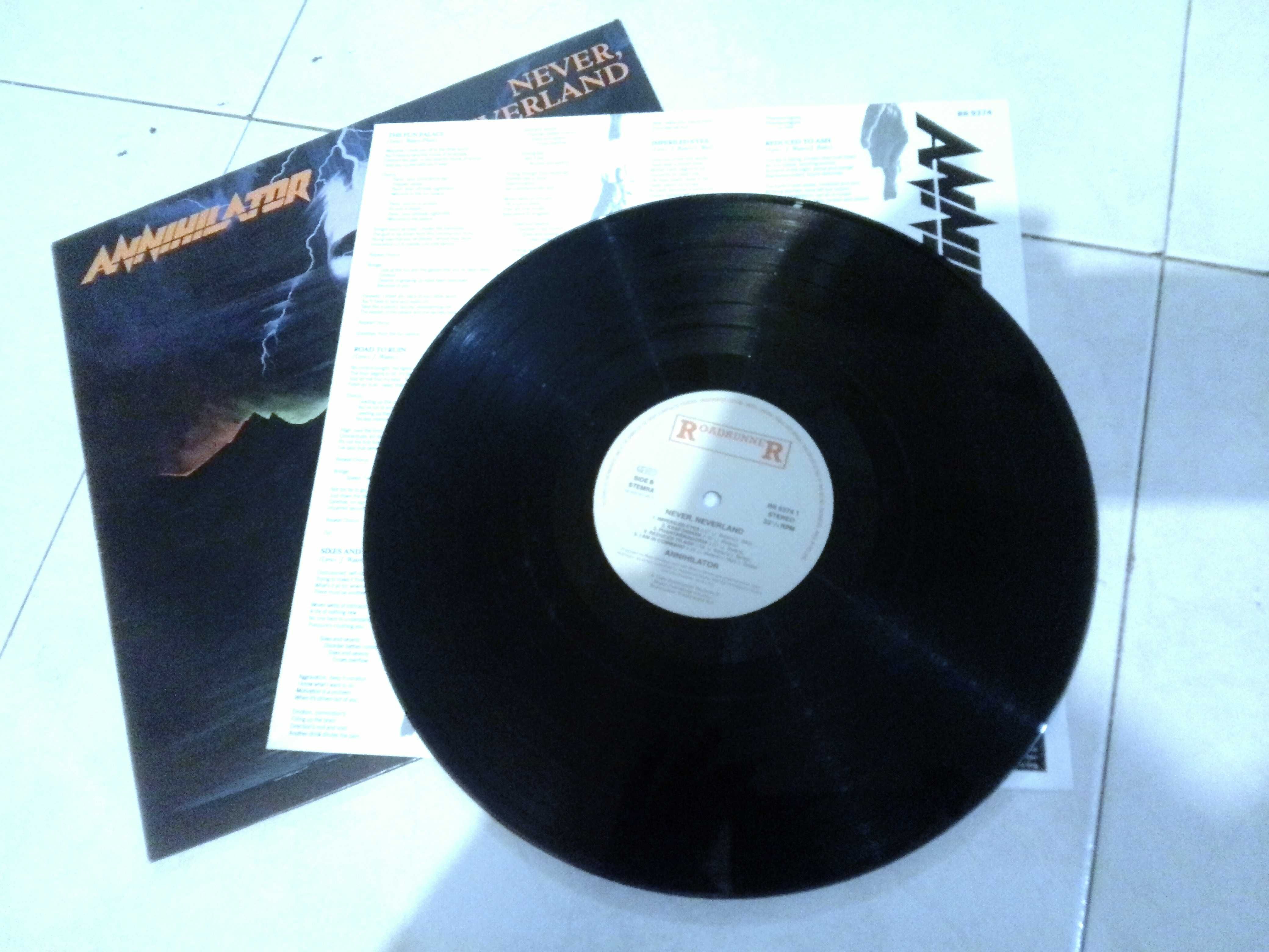 Annihilator - " Never, Neverland " ,,, LP em vinil