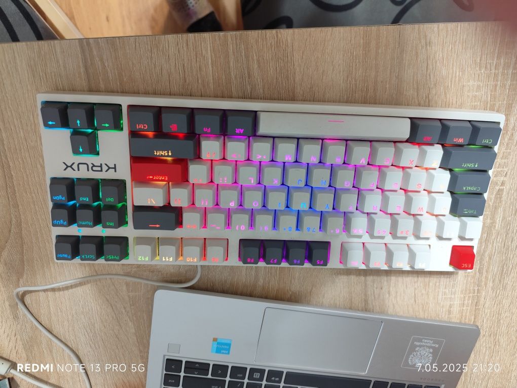 Klawiatura krux atax pro retro  RGB