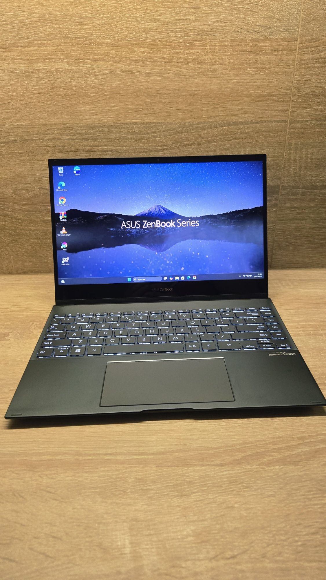 Laptop Asus Zenbook Flip Dotykowy  i5-1035G4 16GB DDR4 512GB SSD Win11