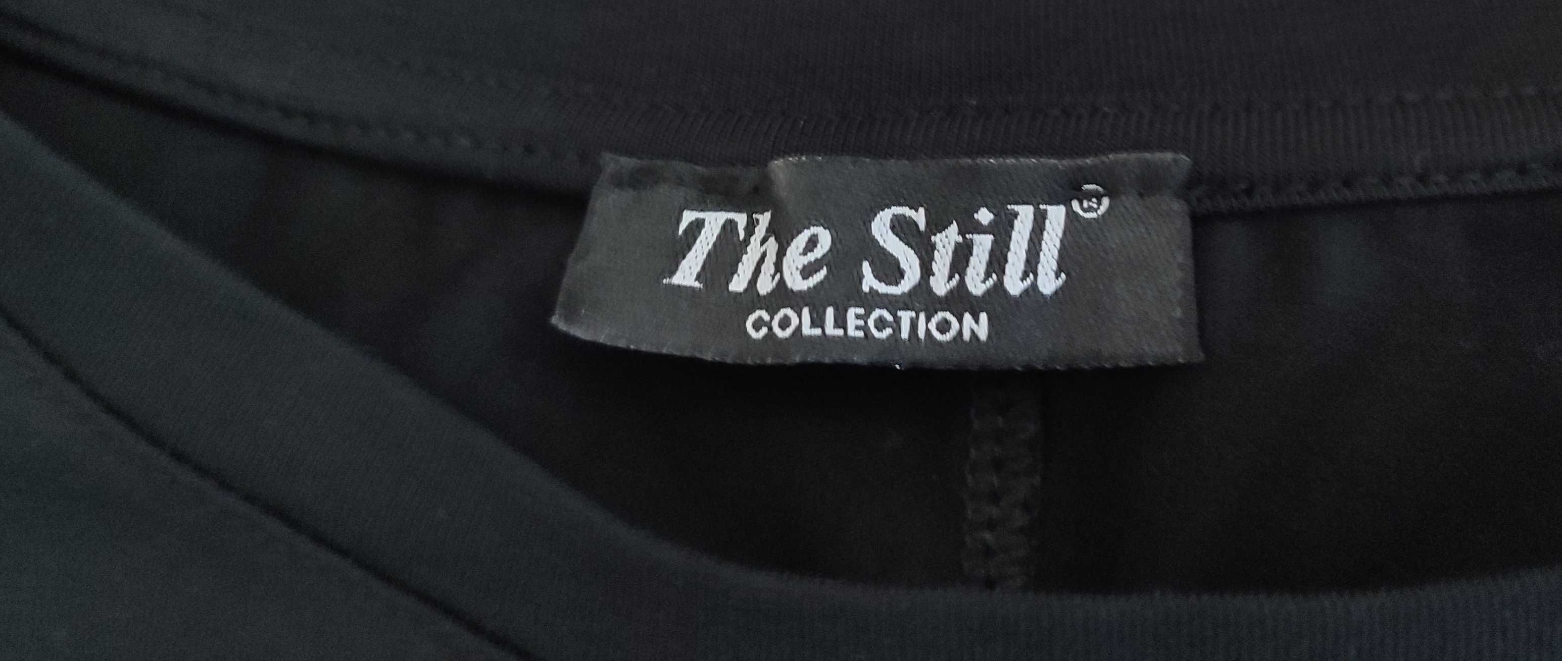 Tunika czarna The Still Collection napis New York panterka Oversize