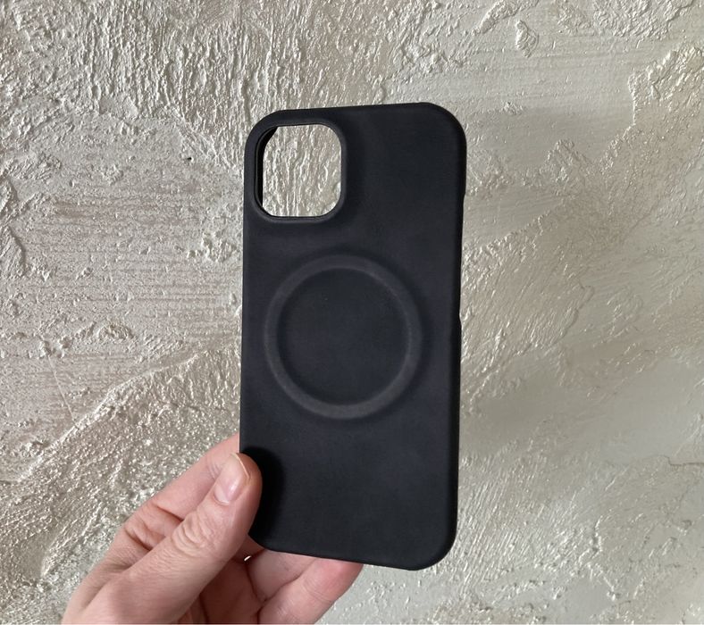 Iphone 15/14/13 кожанный чехол