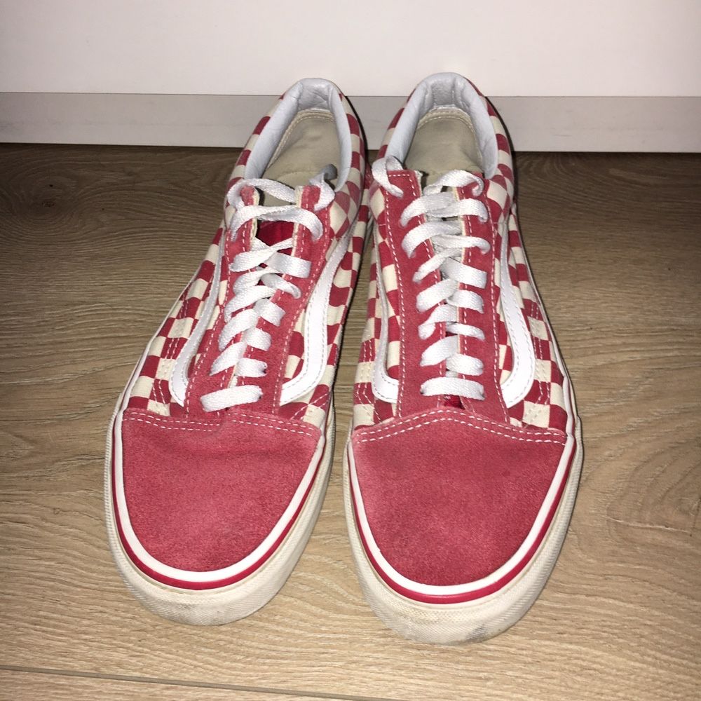 Buty Vans szachownica czerwone Old Skool tenisówki 40