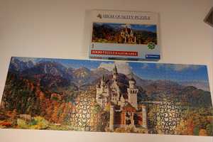 Puzzle 1000 sztuk zamek