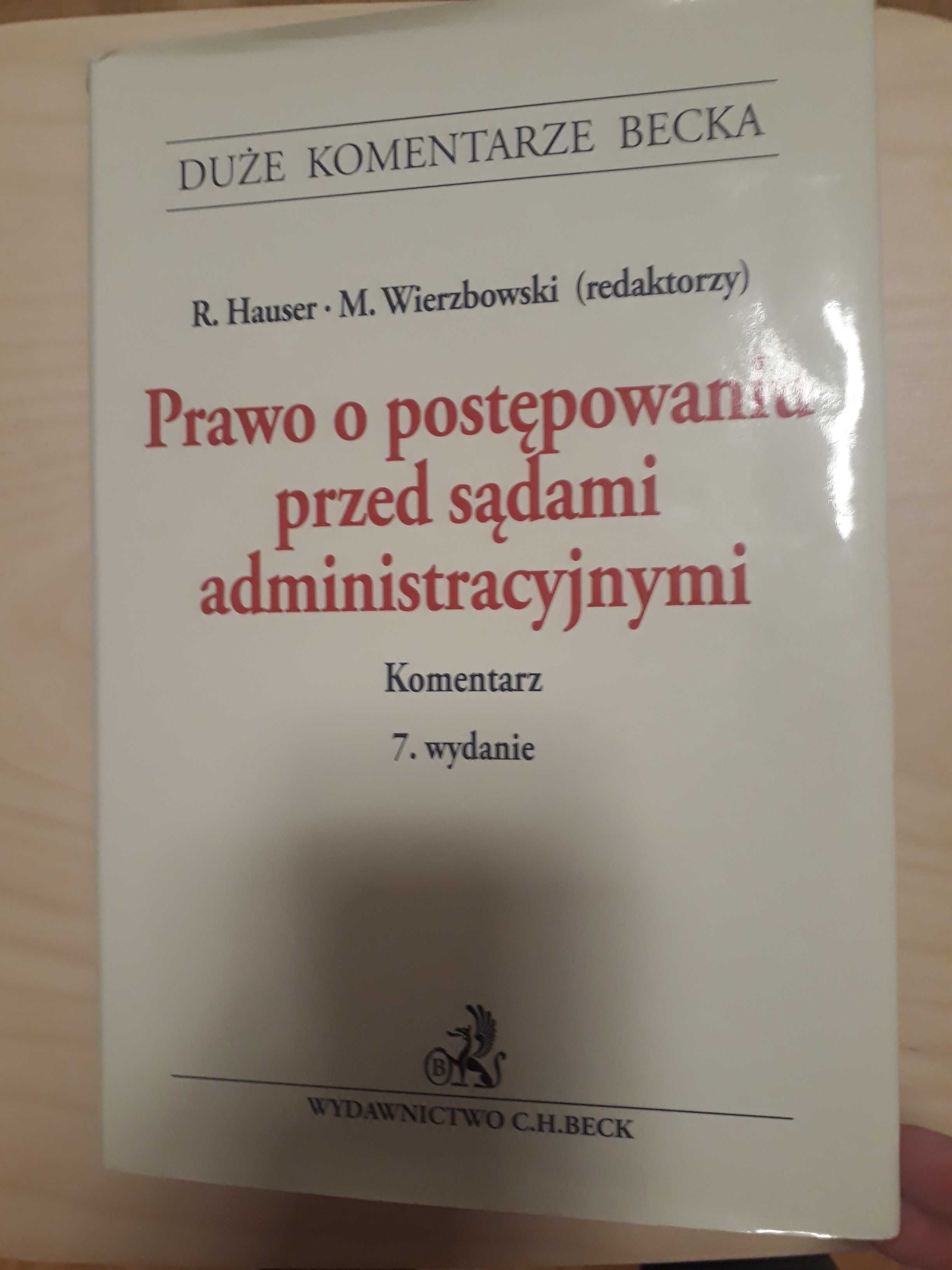 Prawo o postępowaniu przed sądami administracyjnymi 2021 Hauser