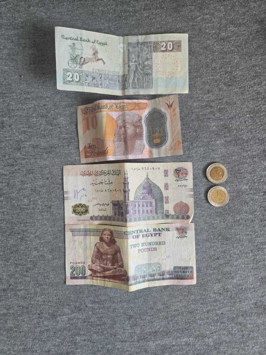 Banknoty funty egipskie