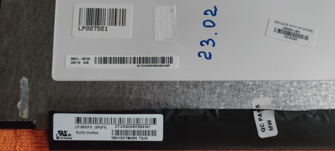 Продам IPS матрицу LG LP156WFG-SPFxF3