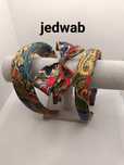Opaska jedwabna do włosów mama córka handmade