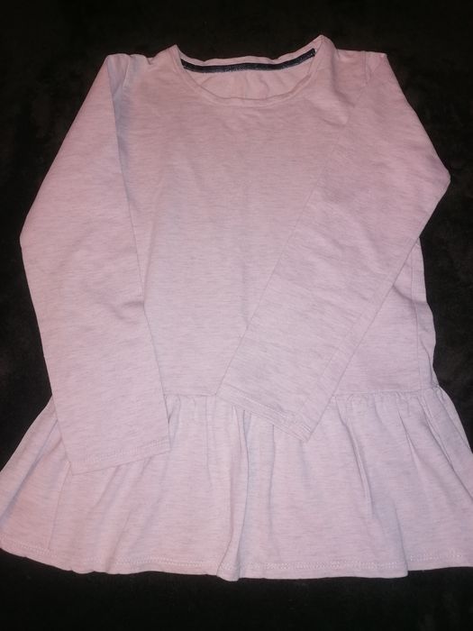 Cieplutka bawełniana Sukieneczka/tunika Coolclub r. 128/134