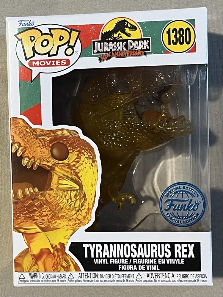 Tyrannosaurus Rex Amber Jurassic Park 1380 Funko POP