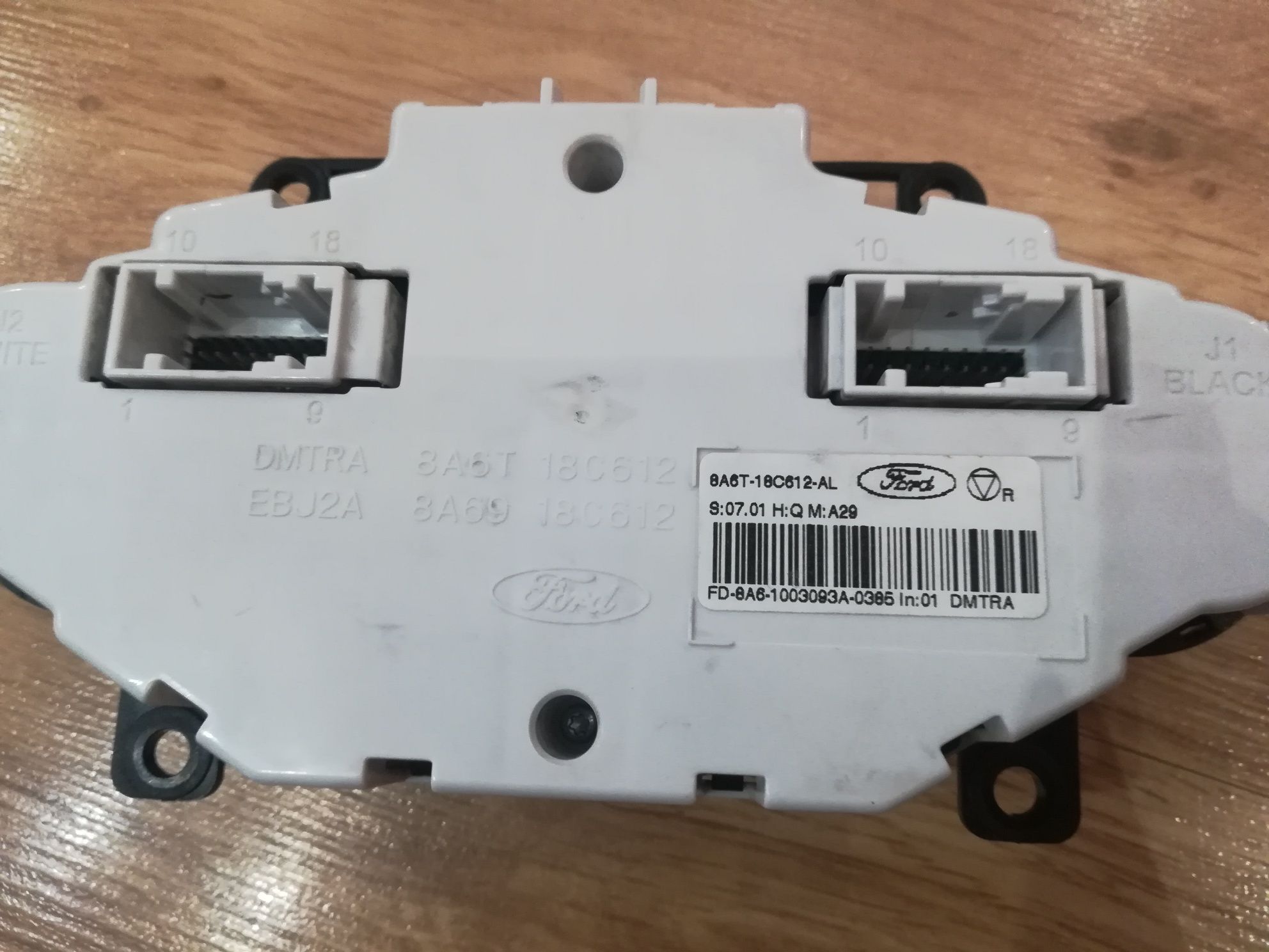 Panel klimatyzacji Ford Fiesta mk7