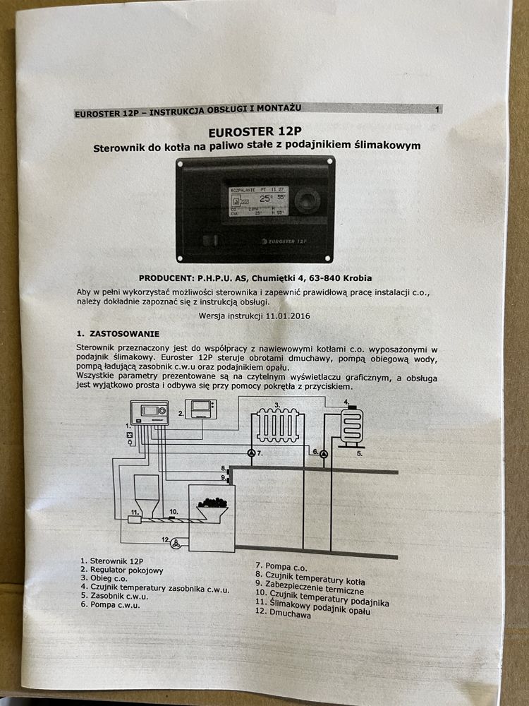 Euroster 12P sterownik