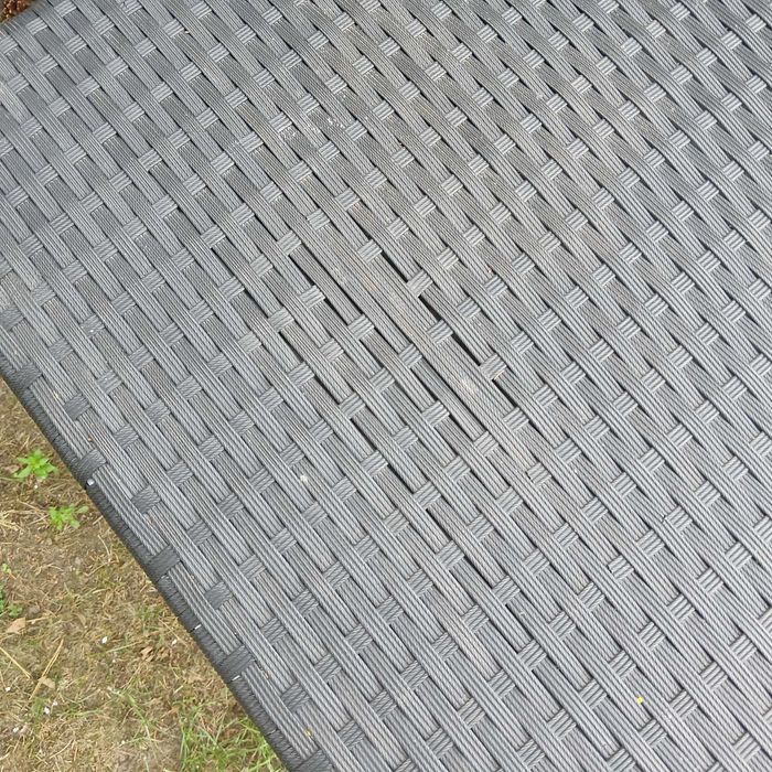 Stolik na balkon, taras z techno rattanu - składany.