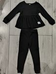Bluzka i legginsy 104/110 prążkowana prążkowane zestaw