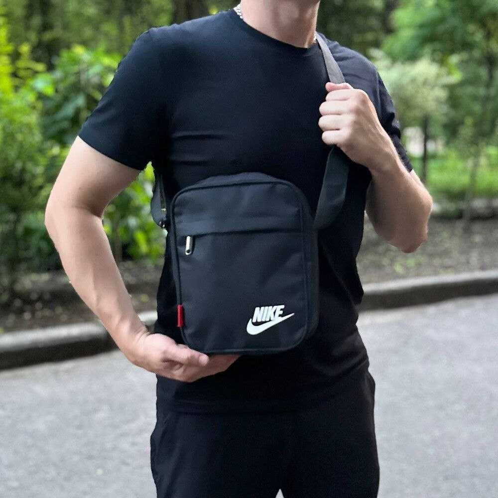 ОПТ 145грн, барсетка, спортивна,, чоловіча, сумка, чорна, Nike, найк