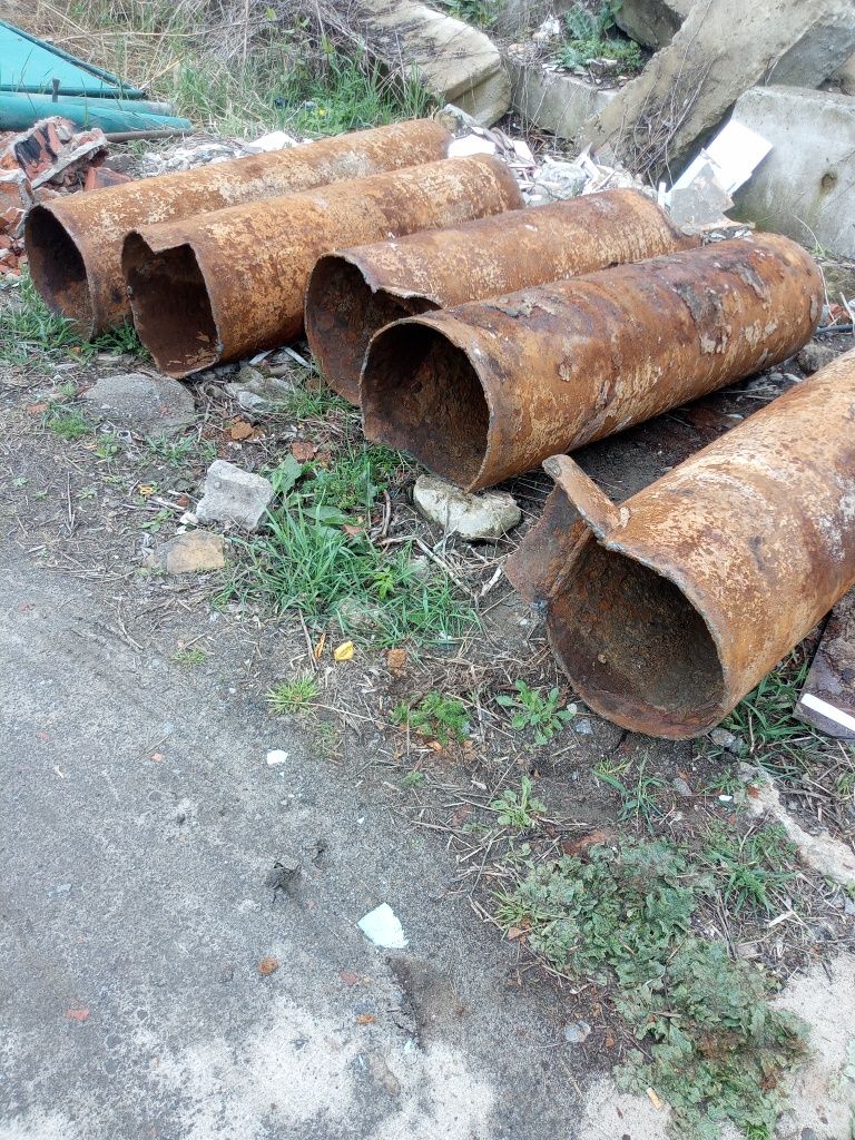 Труба кругла 425мм. Труба на буржуйку . Труба великого діаметру.