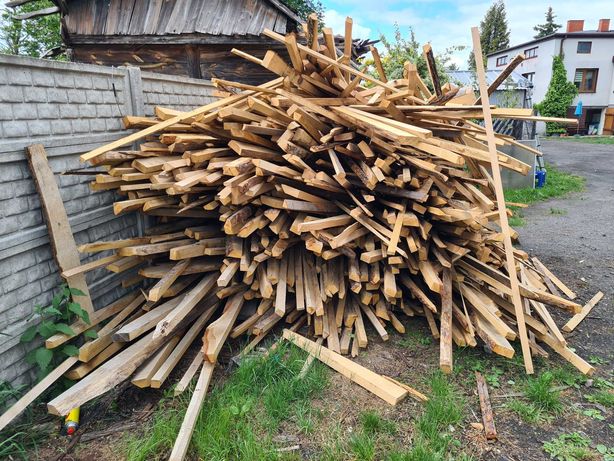 Zrzyny odpady Dębowe stolarskie Suche czyste Drewno opałowe 8-9 mp