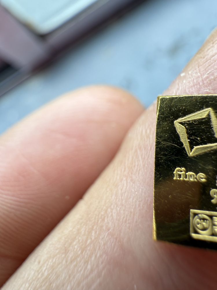 Barras de ouro 999,9 24kt