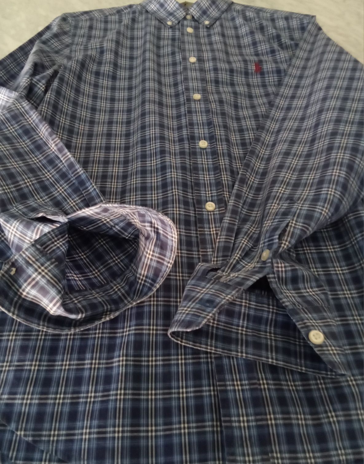 Camisa Xadez Ralph Lauren Teen I 18-20 Anos