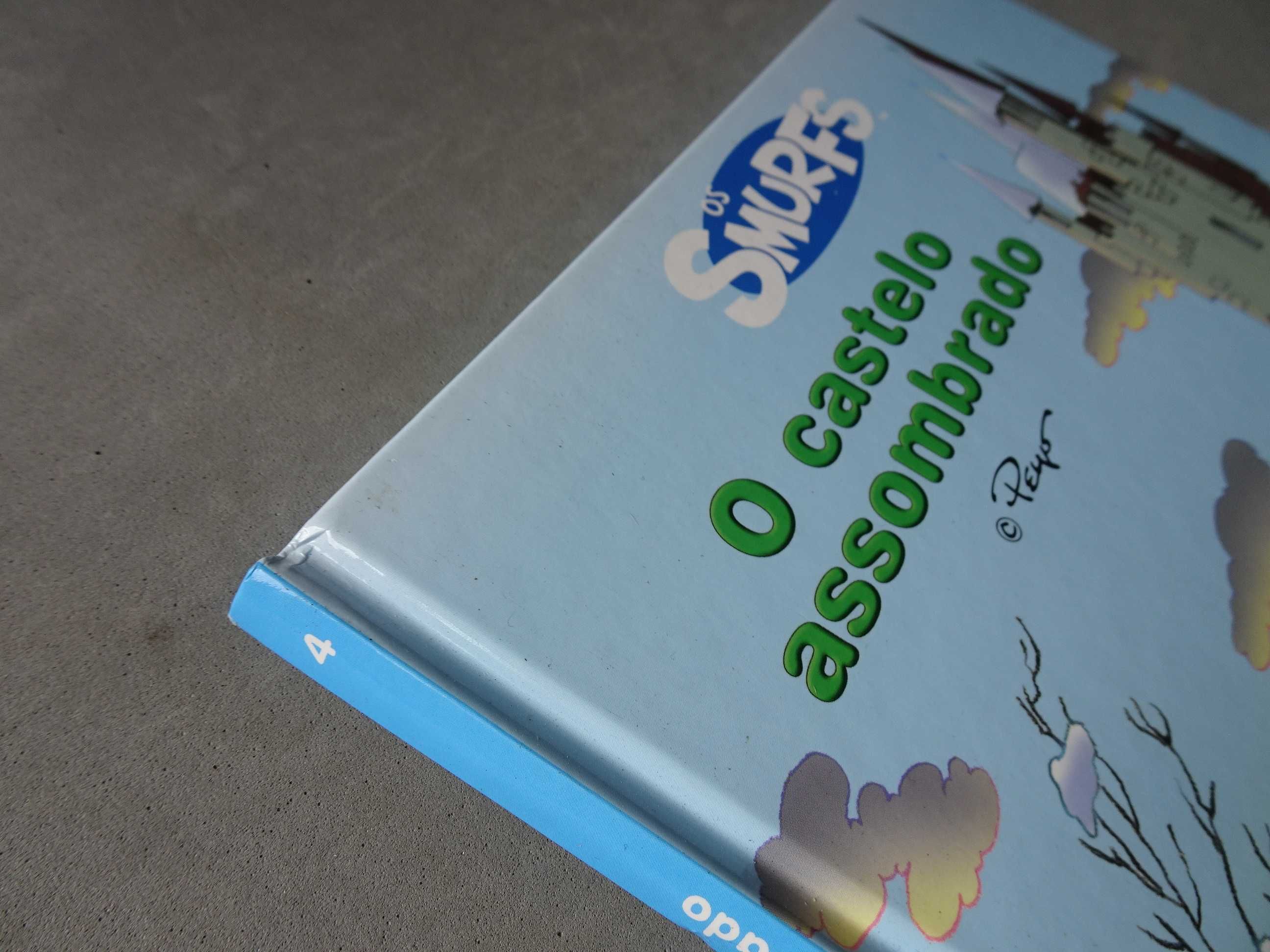 Livro Os Smurfs - O castelo assombrado nº 4