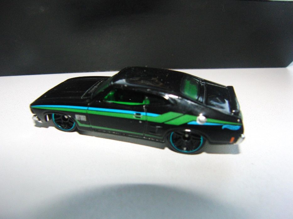 73' Ford Falcon XB GT 351 V8 Metallic BLACK Hot Wheels