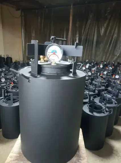 Автоклав Большой 24 банки 0.5 л или 10 банок 1л Газ або дрова